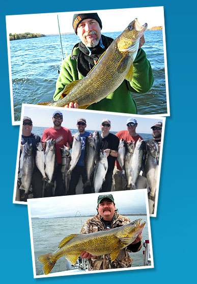 P�che au saumon et truite sur le lac Ontario